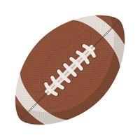 pallone sportivo di football americano vettore