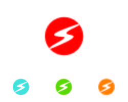 Icone di vettore del modello di logo e simboli di S