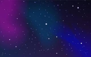 sfondo galassia stelle cielo notturno vettore