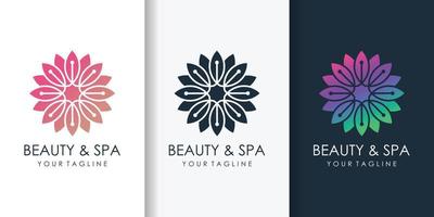 logo di bellezza per spa e benessere con concetto moderno, modello di design, modello di logo, logo, vettore premium