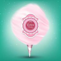 illustrazione di sfondo rosa cotone candy.vector vettore