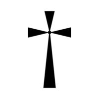vettore croce cristiana