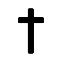 vettore croce cristiana