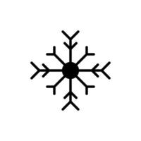 inverno, nevicate, neve, fiocco di neve icona solida illustrazione vettoriale modello logo. adatto a molti scopi.