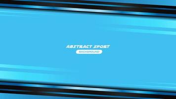 sfondo sportivo astratto. illustrazione vettoriale di astratto blu nero design tech innovazione concetto sfondo per sport o giochi