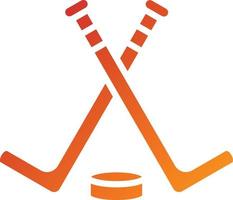 stile icona di hockey su ghiaccio vettore