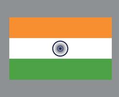India bandiera nazionale asia emblema simbolo icona illustrazione vettoriale elemento di design astratto