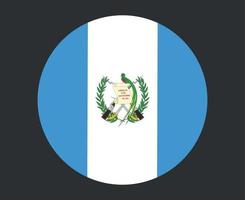 guatemala bandiera nazionale nord america emblema icona illustrazione vettoriale elemento di design astratto