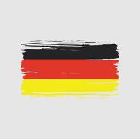 pennellata bandiera germania. bandiera nazionale vettore