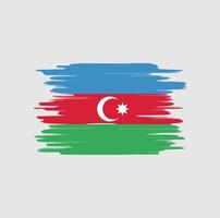 pennellate bandiera azerbaigian vettore