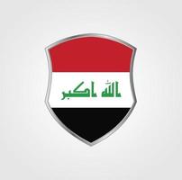 disegno della bandiera irachena vettore