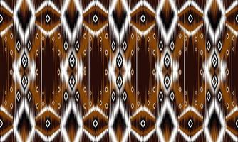 ikat ornamento folklore geometrico con diamonds.design forbackground, carpet, wallpaper, clothing, wrapping, batik, fabric, vector illustration.embroidery style.