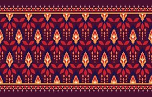 bella arte ikat astratta etnica. modello senza cuciture in stile tribale, popolare e messicano. ornamento di arte geometrica azteca print.design per moquette, carta da parati, abbigliamento, tessuto, copertina, tessile vettore