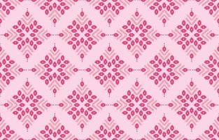 sfondo chevron astratto di design etnico. modello senza cuciture in ricamo tribale e popolare, colore rosa carino. ornamento di arte geometrica azteca print.design per moquette, carta da parati, abbigliamento, avvolgimento, tessuto vettore