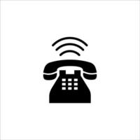 icona del vettore del telefono di casa che squilla semplice