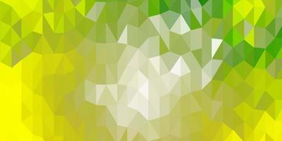 disposizione poligonale geometrica di vettore verde chiaro, giallo.