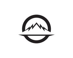 Mountain Logo Business Template Icone vettoriali app ..