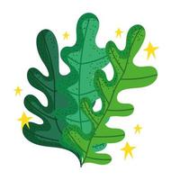 icona del fumetto di alghe vettore