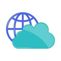 dati di archiviazione cloud vettore