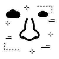 Icona del naso vettoriale
