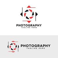 modello vettoriale di fotografia logo design