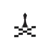 illustrazione vettoriale di pezzi degli scacchi.