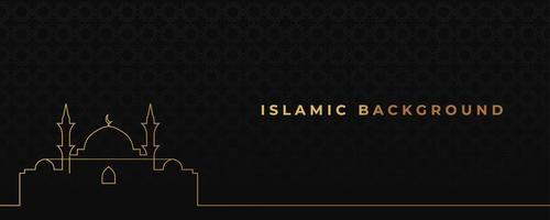 lusso di sfondo islamico. buono da usare per il tema ramadan kareem e ied mubarak. vettore
