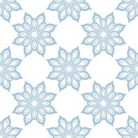 carta mandala carina. fiore ornamentale rotondo doodle isolato su sfondo bianco. ornamento decorativo geometrico in stile etnico orientale. vettore