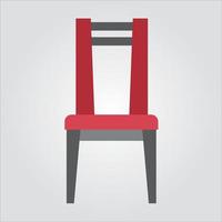 icona della sedia a colori isolata grafica vettoriale scalabile