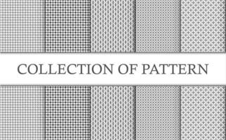 set di design pattern collezione di design pattern. vettore di disegno del modello