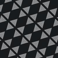 triangolo geometrico modello sfondo nero vettore
