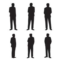 collezione silhouette uomo d'affari