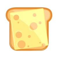 pane con formaggio vettore
