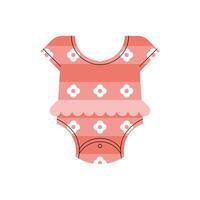 vestito rosa da bambino vettore