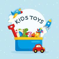 design di giocattoli per bambini vettore