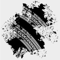 tracce di pneumatici per auto vettore