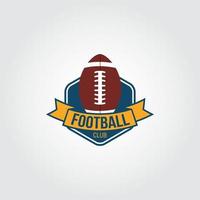 disegno vettoriale del logo di football americano