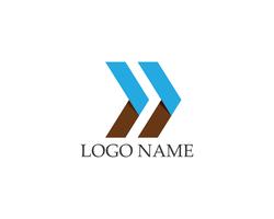 Modello di vettore di logo delle frecce di affari