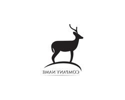 Cervo logo e simbolo vettoriale