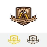 concetto di logo vettoriale di artigiani