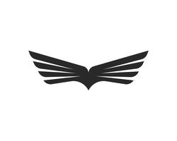 Progettazione dell&#39;icona di vettore del modello di Logo dell&#39;ala di Falcon