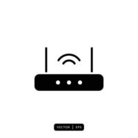vettore icona router - segno o simbolo