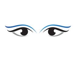 Occhi cura salute logo e simboli vettore