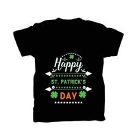felice st. disegni di t-shirt per il giorno di san patrizio vettore