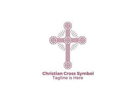 la croce è un simbolo della religione del cristianesimo cattolico l'icona del design della chiesa di gesù