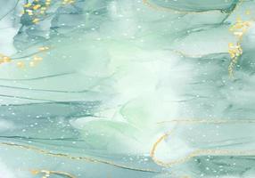 disegno di sfondo dipinto in marmo liquido con texture di polvere glitter oro. vettore