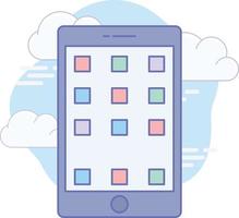 icona vettore mobile isolato che può facilmente modificare o modificare