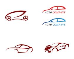 Icona di vettore di Logo auto auto