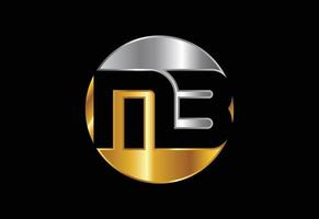 lettera iniziale mb logo design vector. simbolo grafico dell'alfabeto per l'identità aziendale vettore