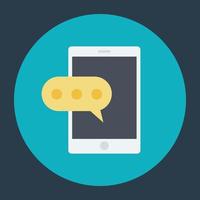 concetti di chat mobile vettore